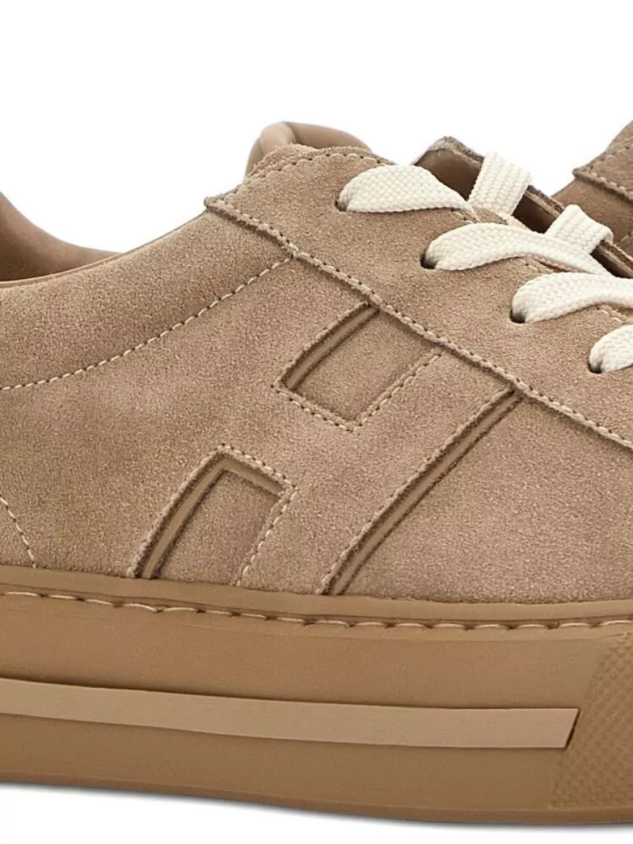 Hogan Leather Lace-Up Sneakers