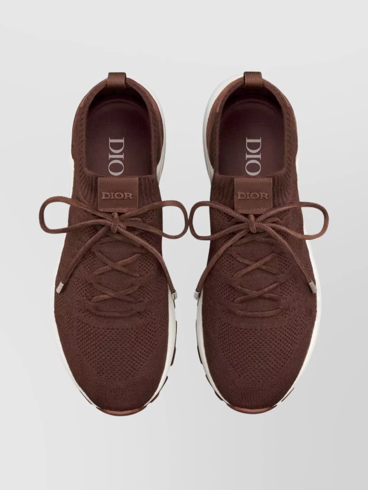 Christian Dior Knit Upper Sneakers Rubber Sole