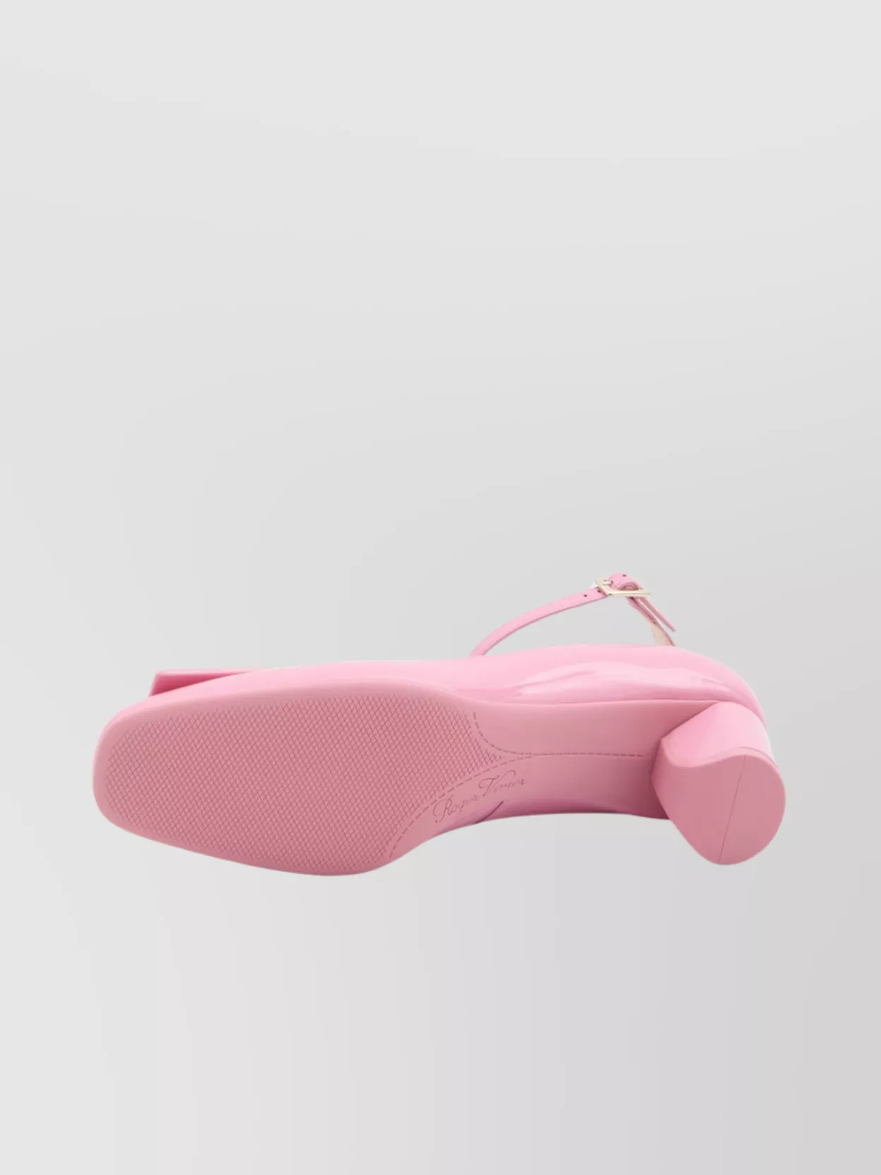 Roger Vivier Square Toe Ankle Strap Pumps
