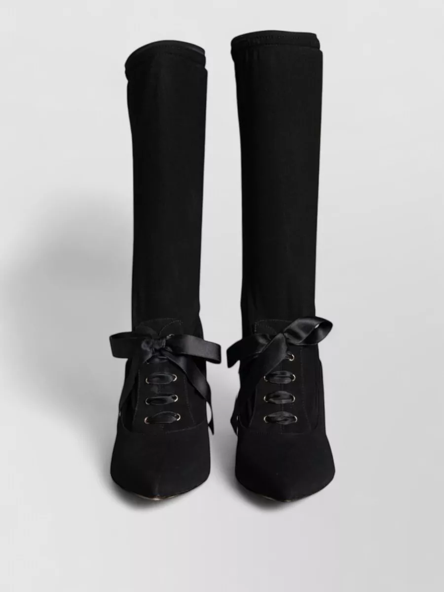 Dolce&Gabbana mid calf stiletto heel boots
