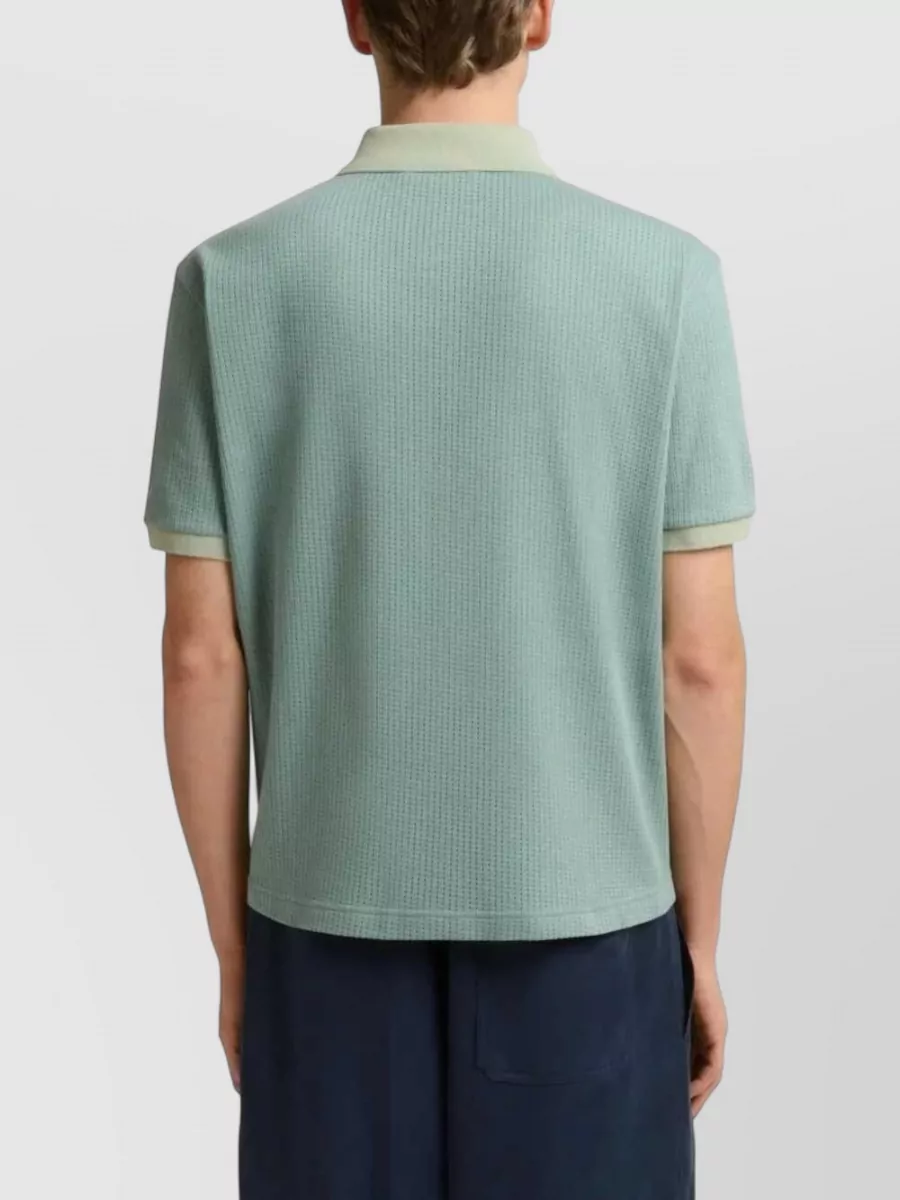 Marni Jacquard Short-Sleeve Polo Shirt