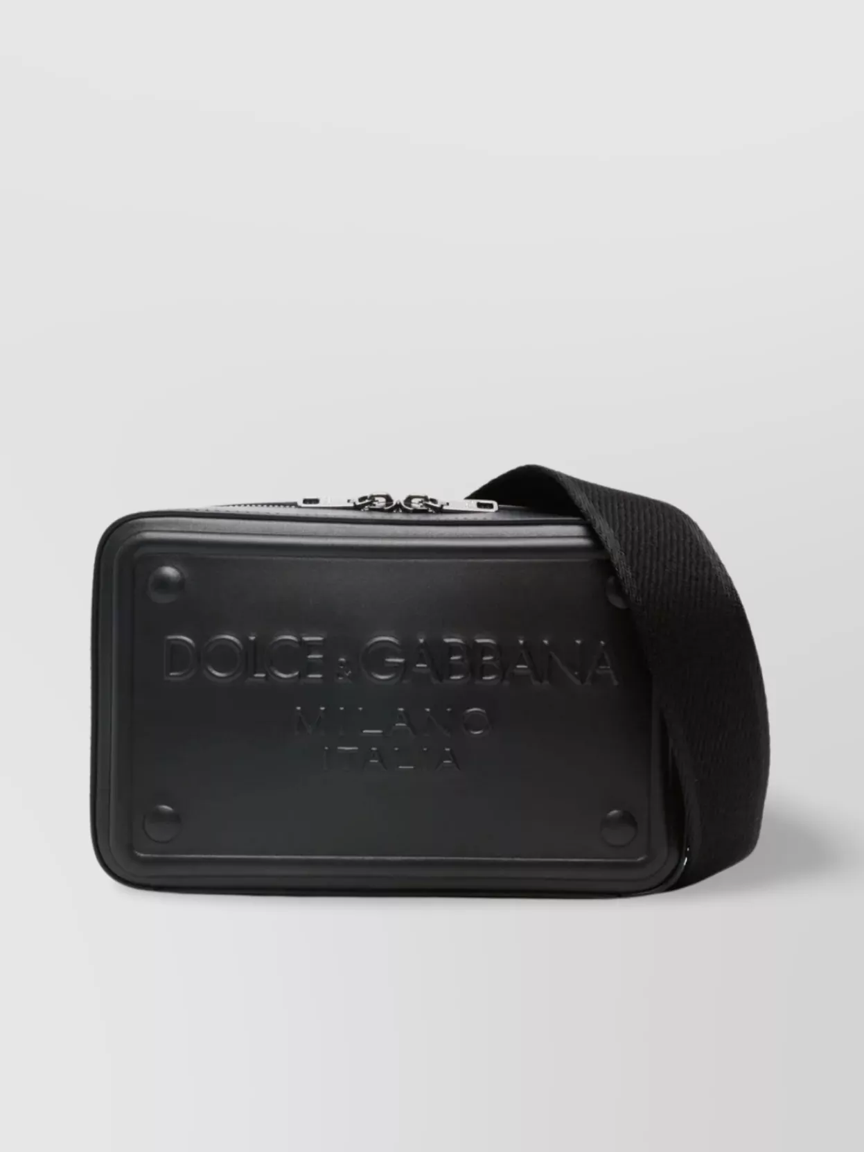 Shop Dolce & Gabbana Versatile Logo-embossed Crossbody Bag In Black