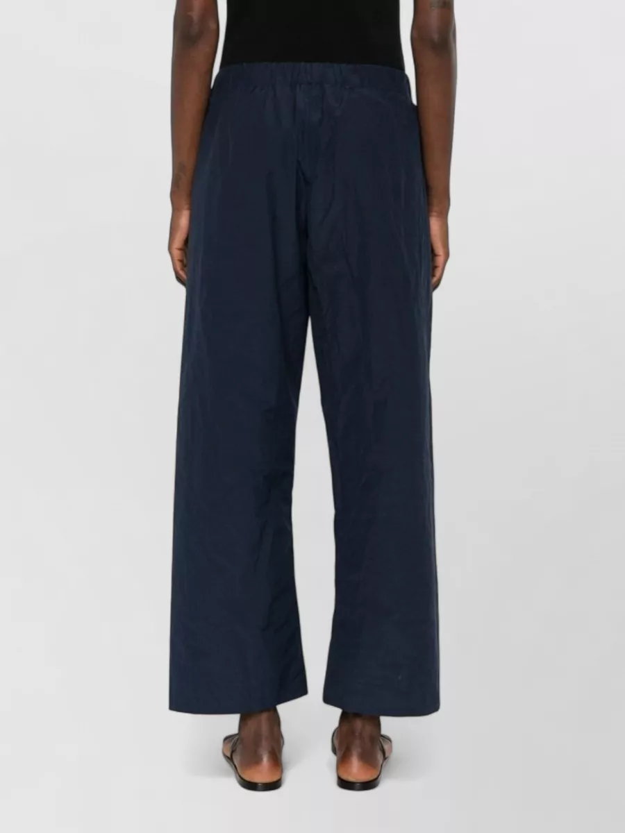 Apuntob Crinkled Wide-Leg Trousers