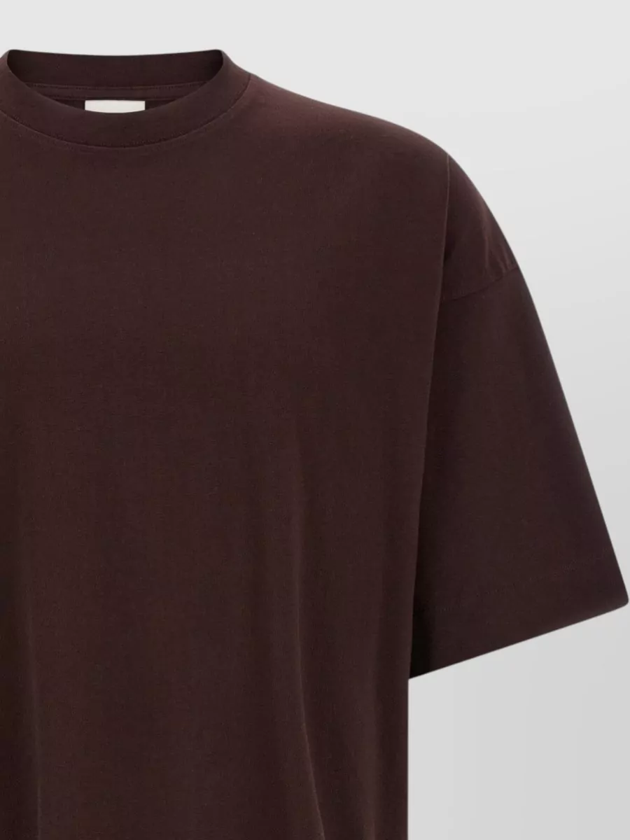 Dries Van Noten Ribbed Crew Neck Oversized T-Shirt