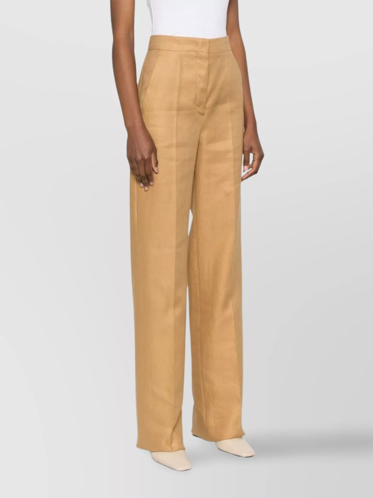 Max Mara Relaxed Fit Wide Leg Trousers
