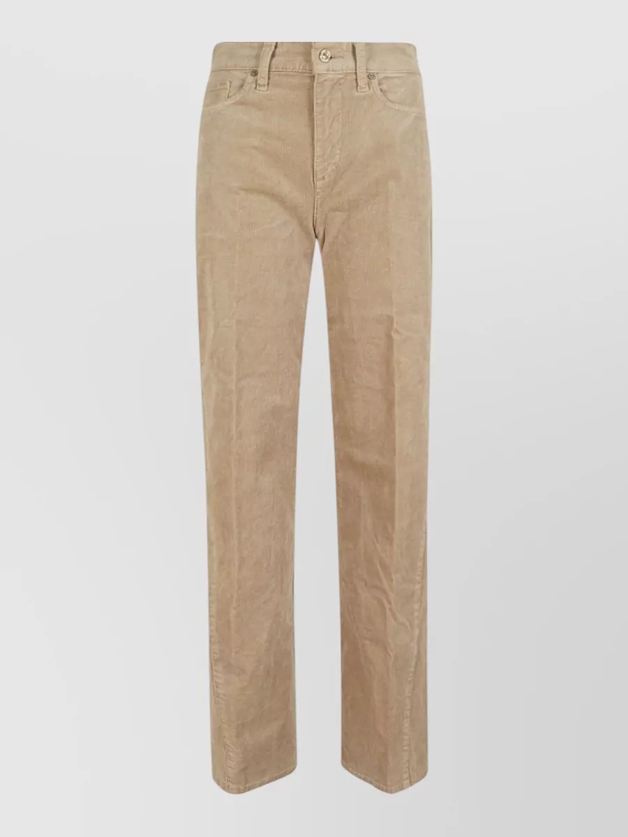 7 For All Mankind corduroy straight-leg jeans