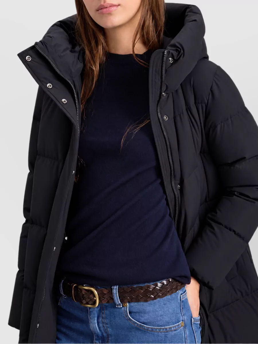 Woolrich Quilted Long Puffer Coat