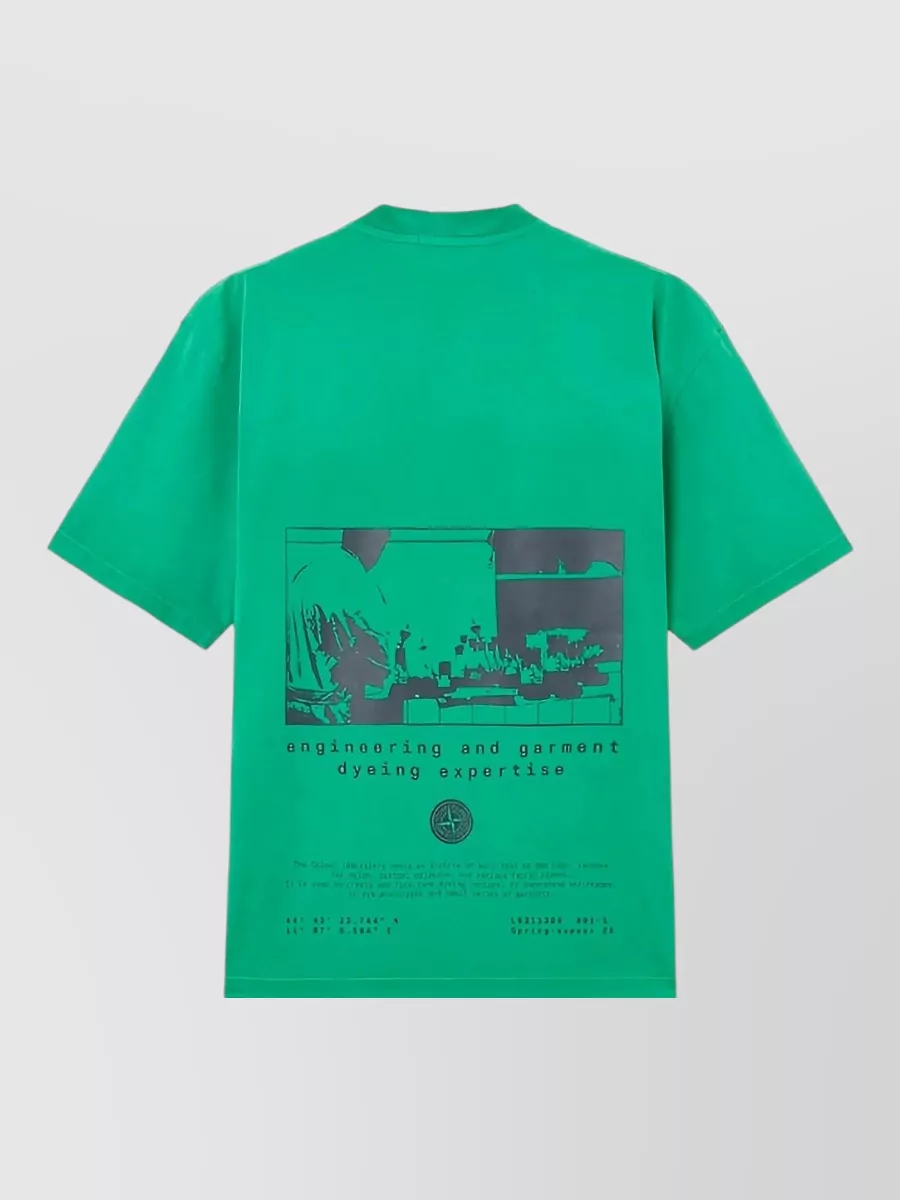 Stone Island Printed Cotton T-Shirt