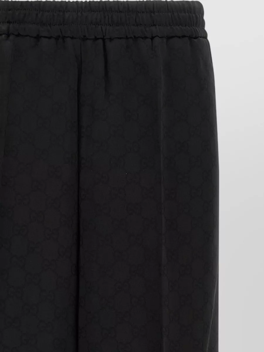 Gucci Gg Trousers Elastic Waistband Side Stripe