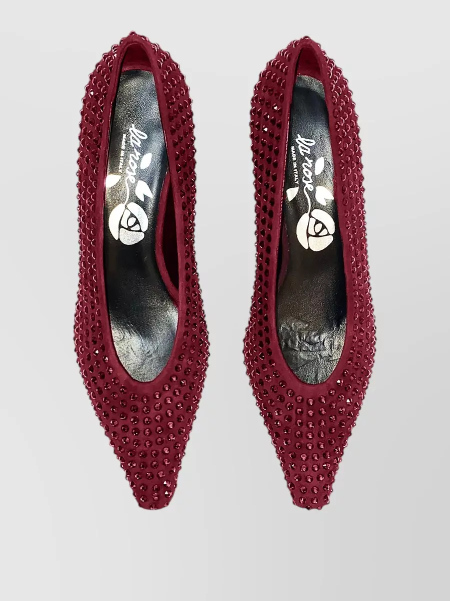 La Rose Crystal-Embellished Pumps