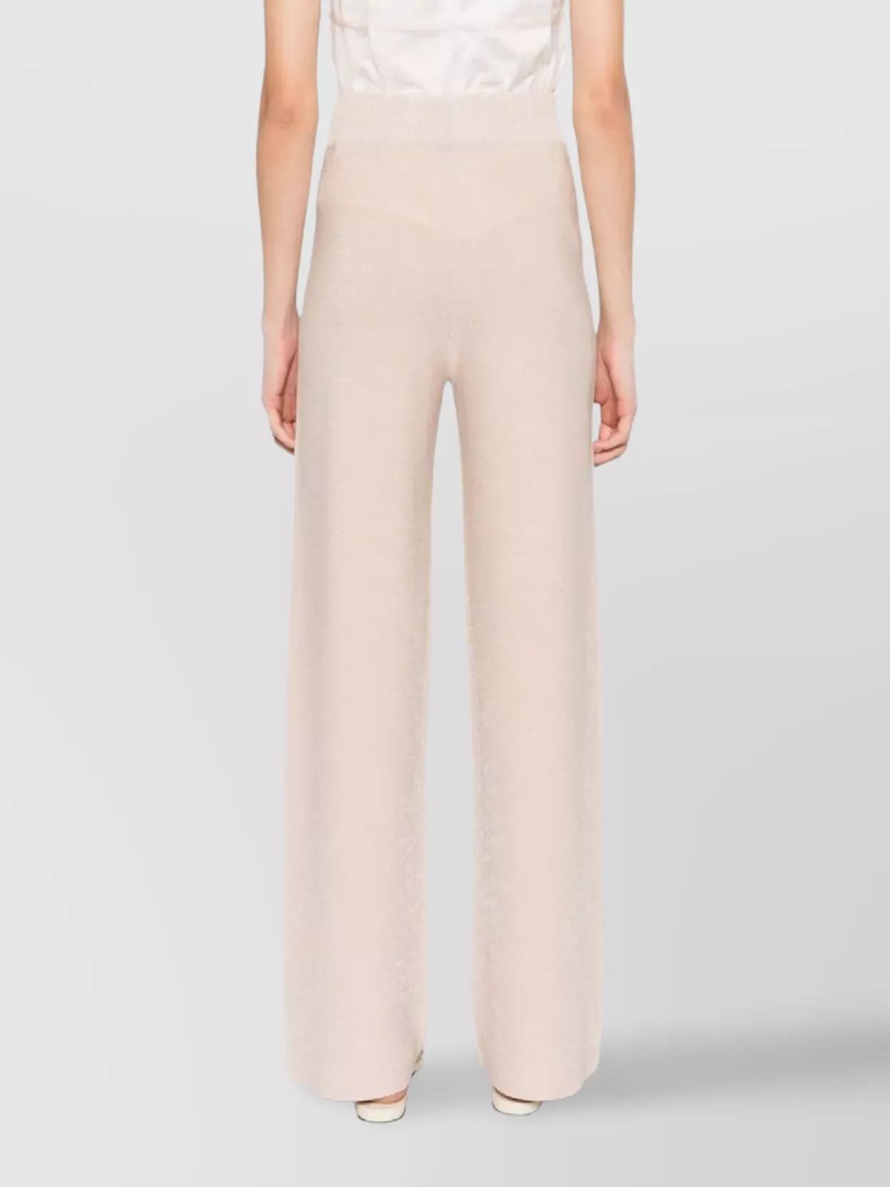 Fabiana Filippi Lightweight Wide-Leg Trousers In Luxurious Fabric