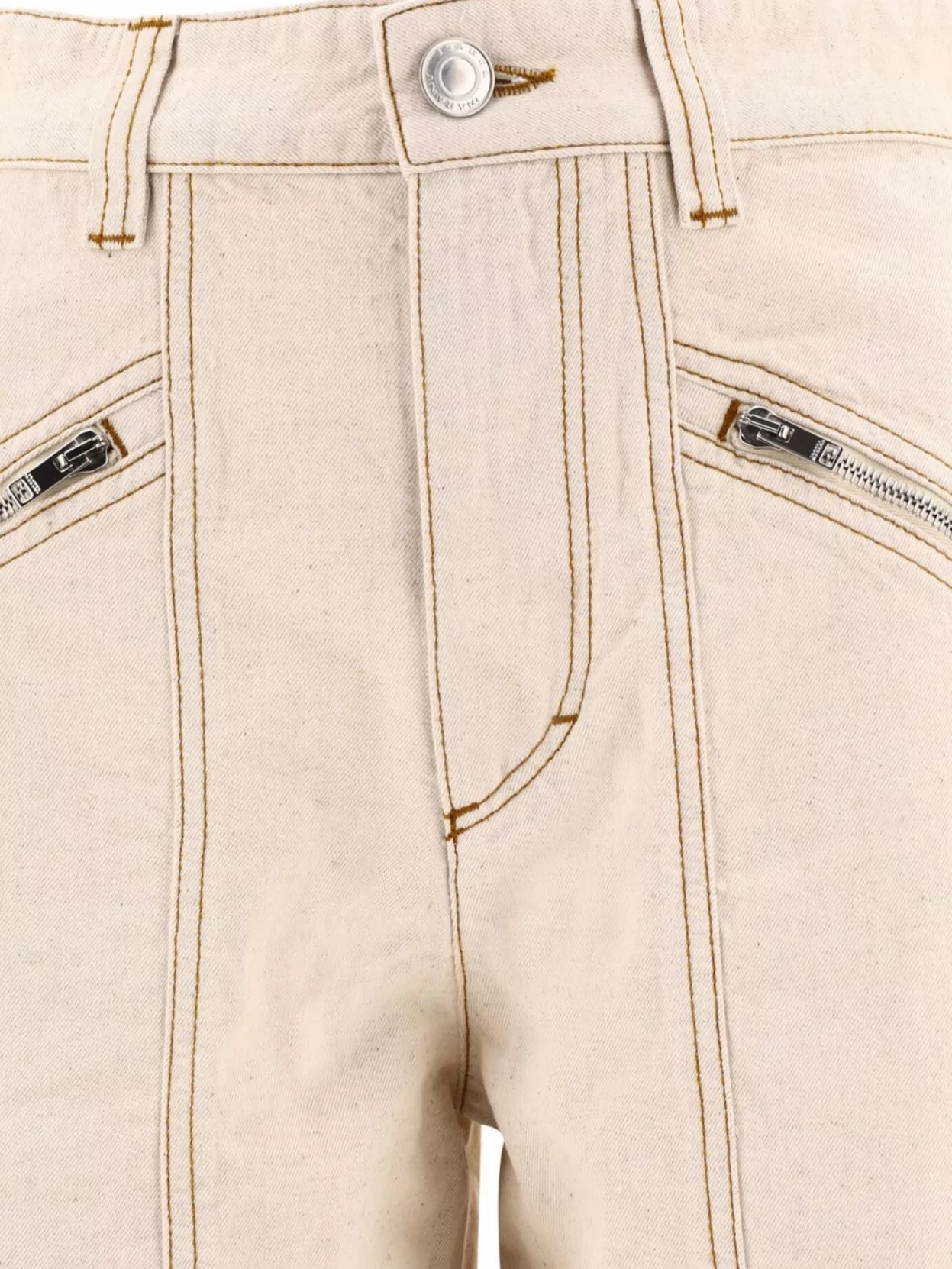Isabel Marant "Fanny" Jeans Featuring Zipper Pockets