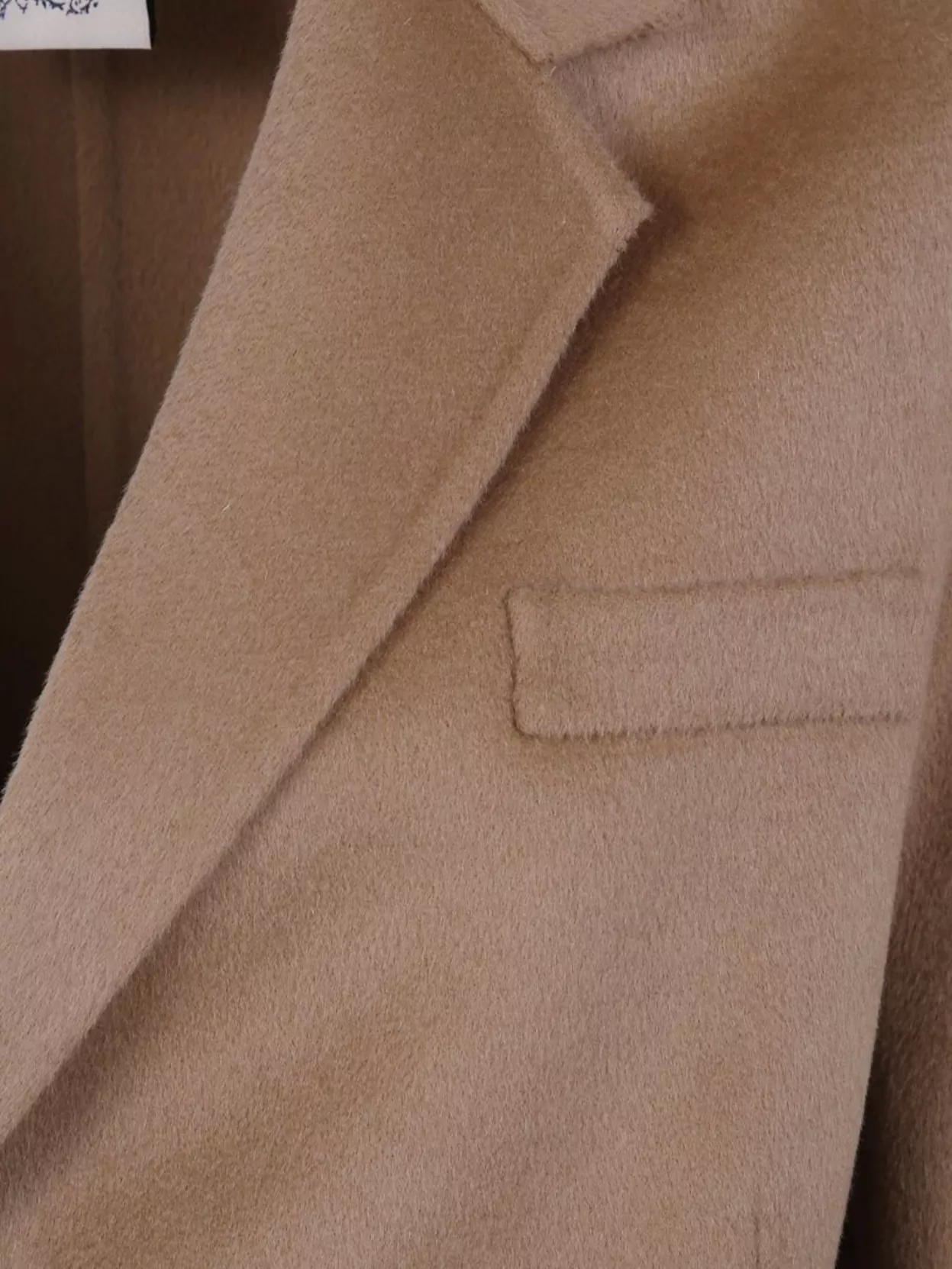 Semicouture Notched Lapel Single Breasted Flap Pocket Jacket In Brown
