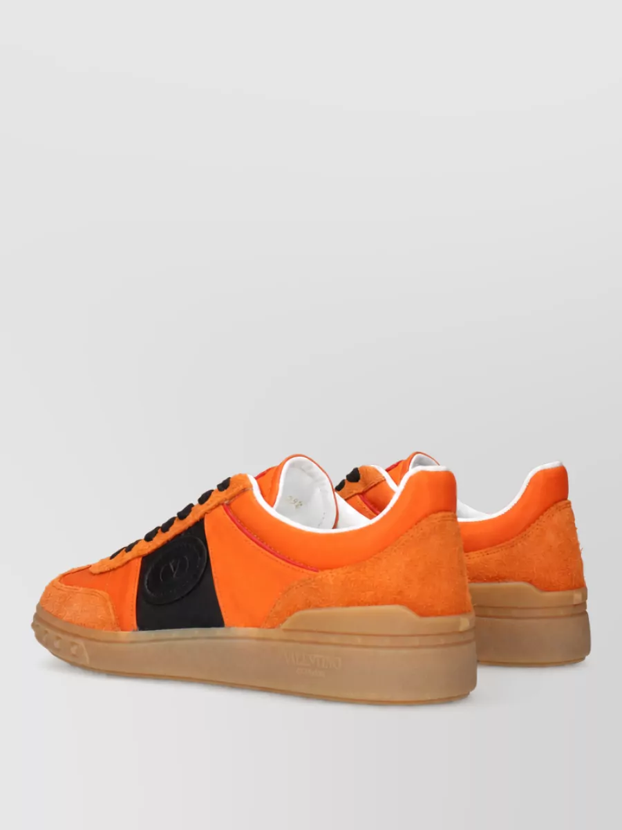 Valentino Garavani Textile Lace-Up Sneakers