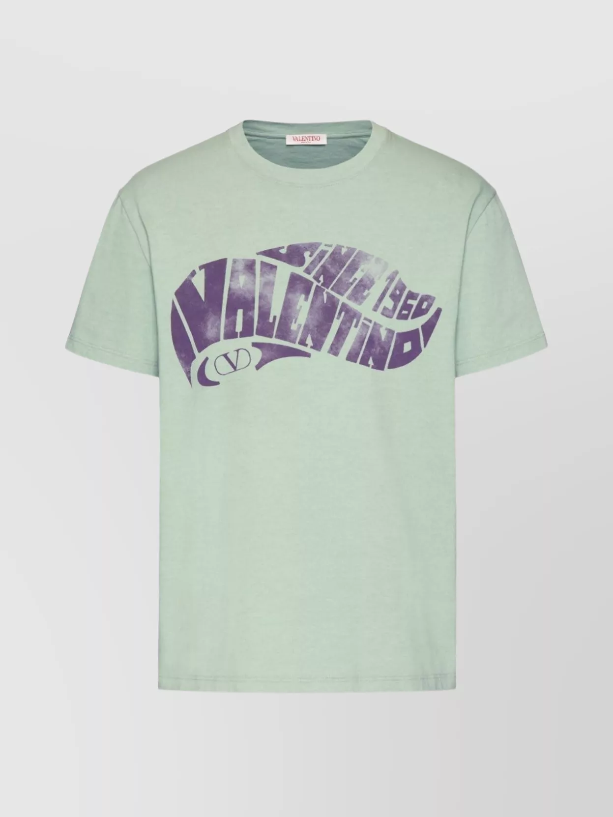 Shop Valentino Crew Neck Short Sleeve T-shirt In Pastel