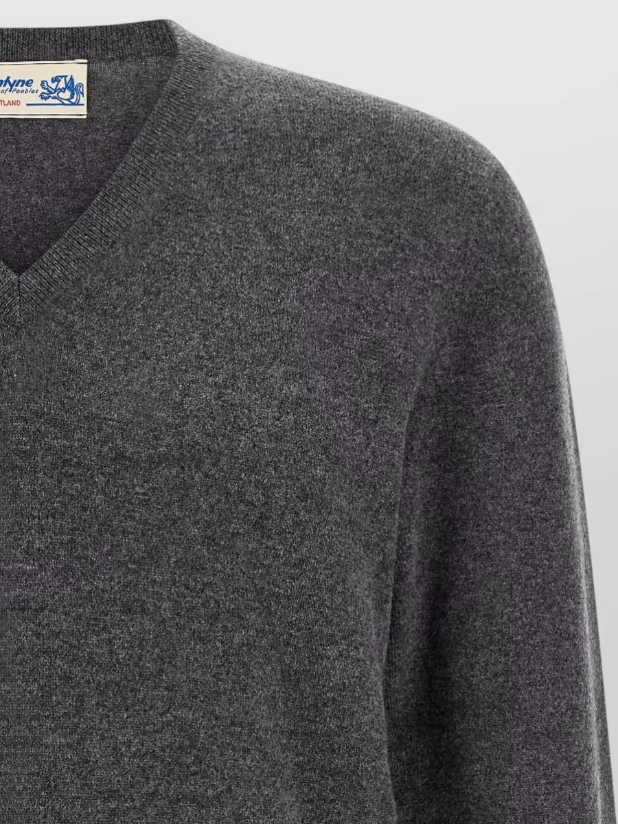 Ballantyne Cashmere V-Neck Jumper