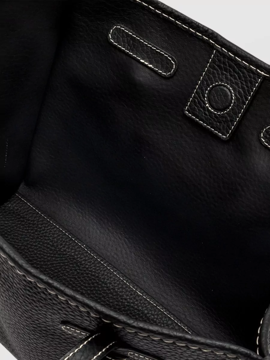 Gianni Chiarini Marcella Tote Bag Textured Contrast Stitching