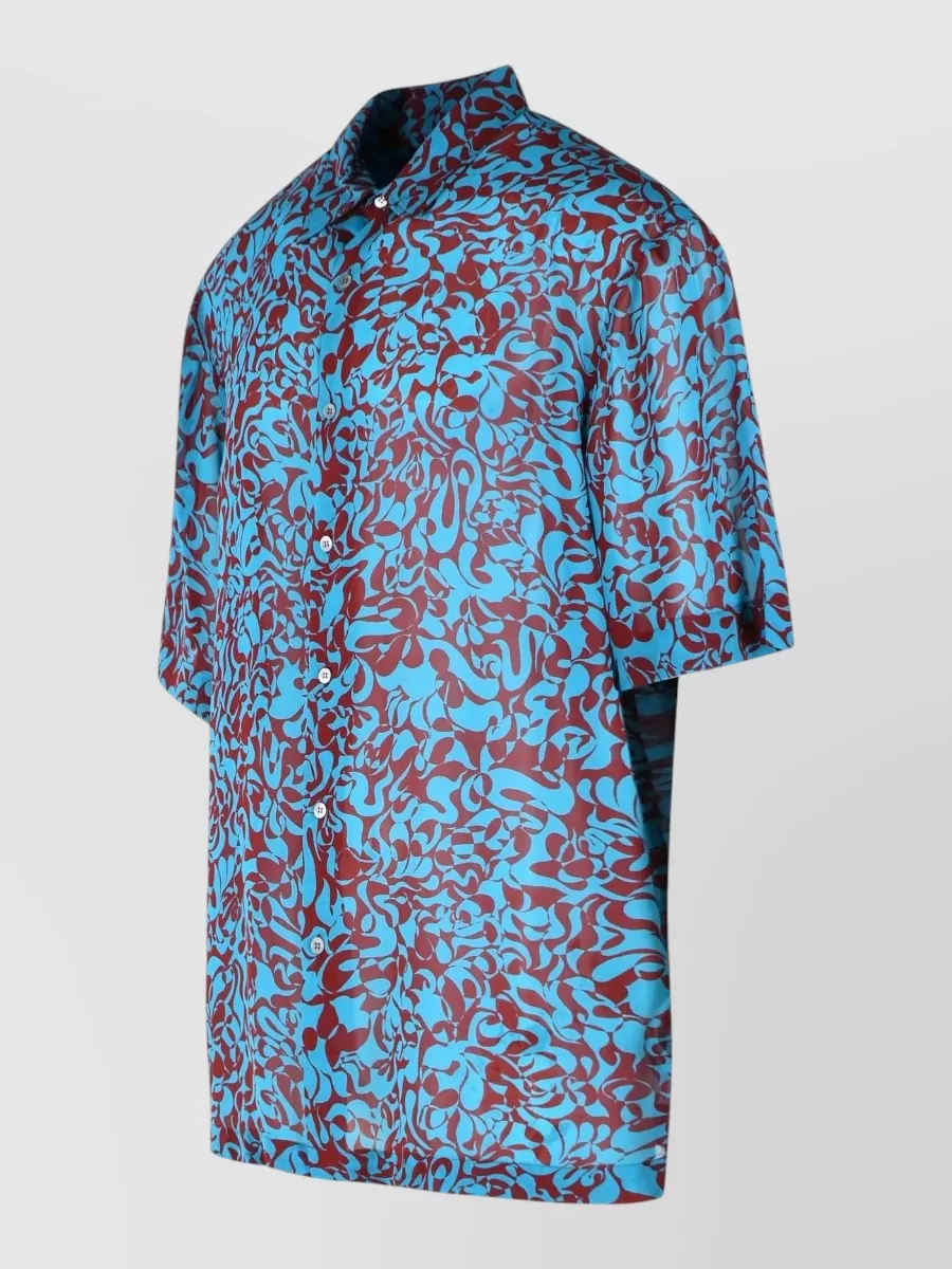 Dries Van Noten Cassidye Viscose Shirt All Over Print