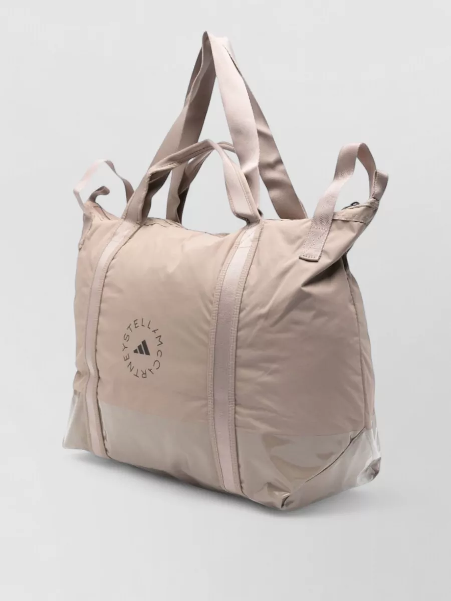 Adidas By Stella Mccartney Logo Tote Bag Tonal Trims Shoulder Strap