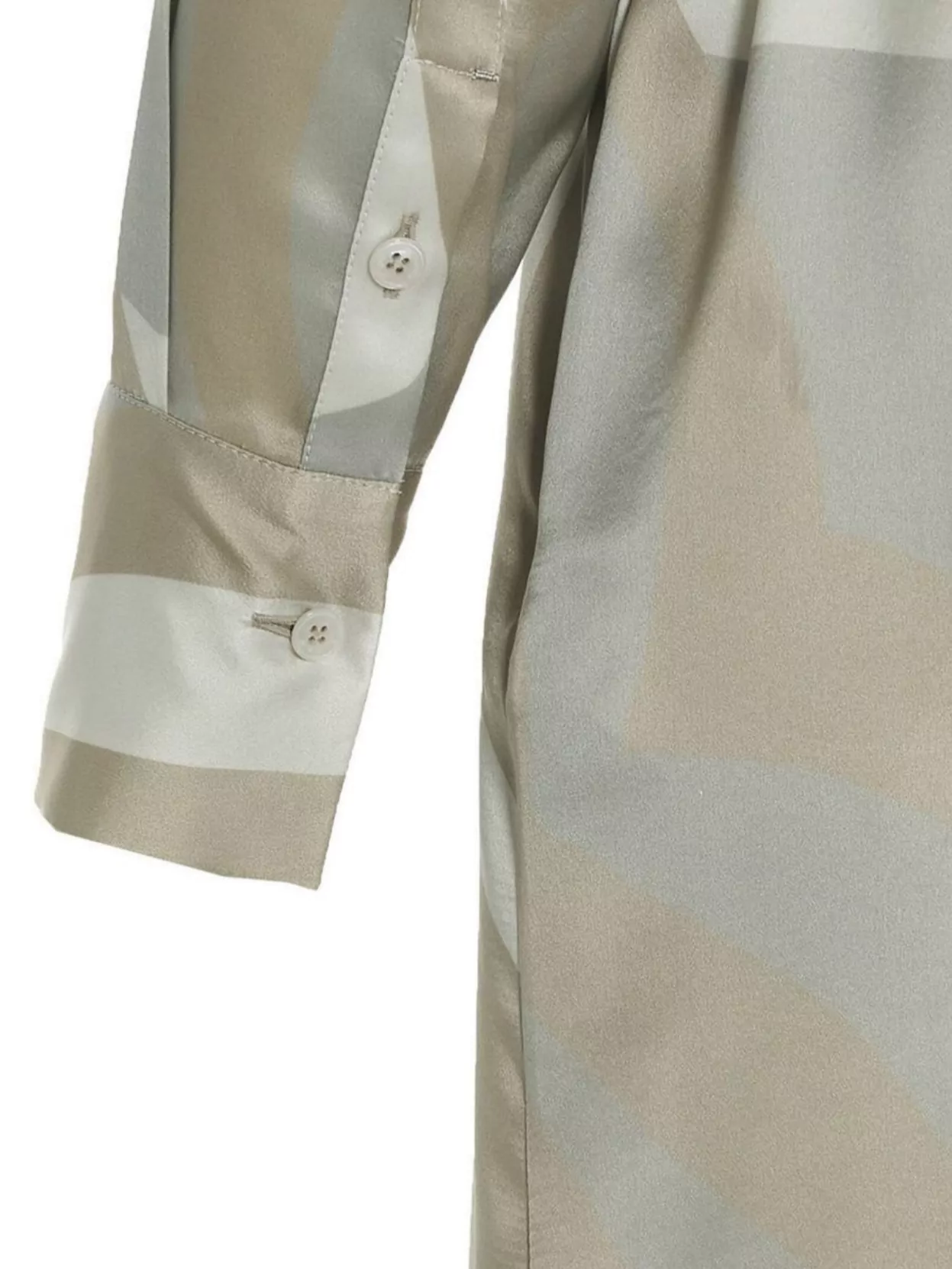 Kiton Abstract Print Belted Waist Maxi Dress