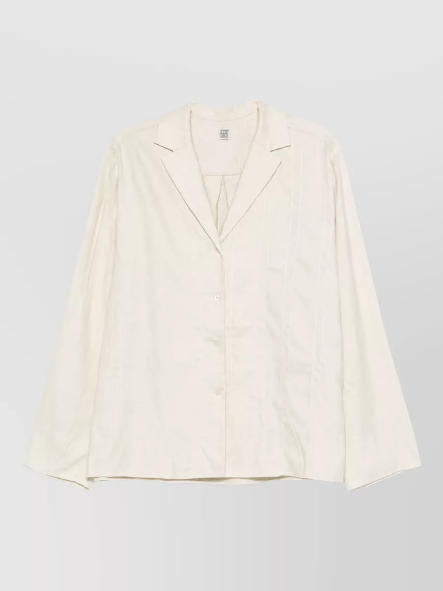 Totême printed long-sleeve pajama shirt