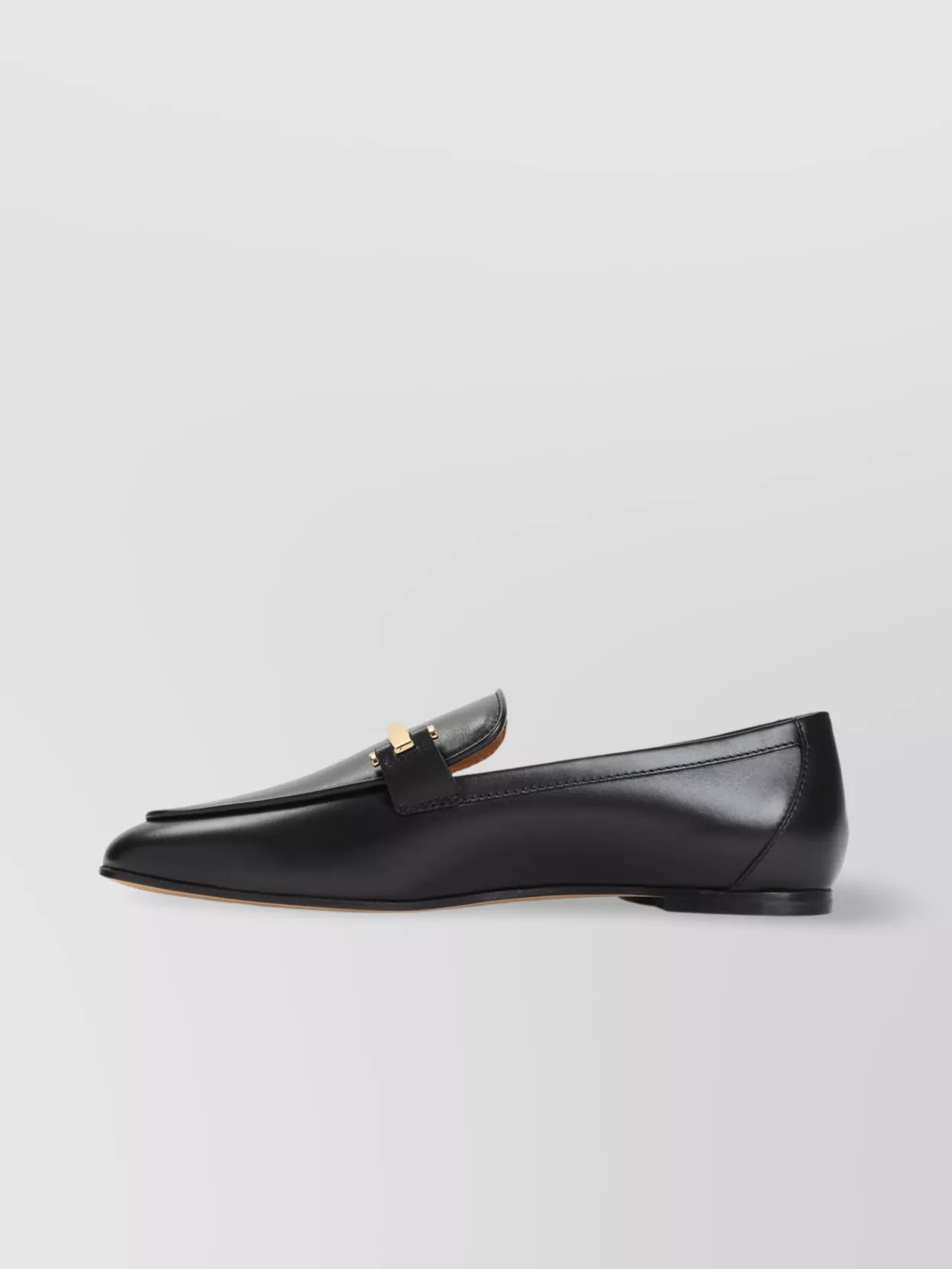 Tod's Leather Loafers Gold-Tone Hardware