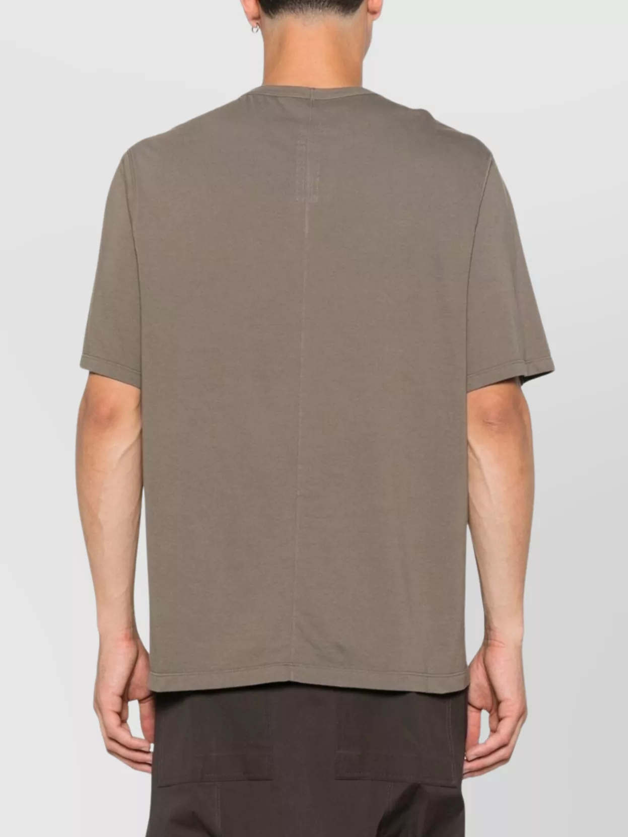 Rick Owens Basic Crew Neck T-shirt In Red