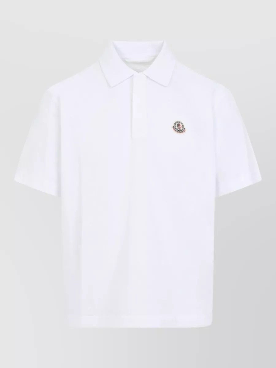 Moncler Short-Sleeve Polo Shirt