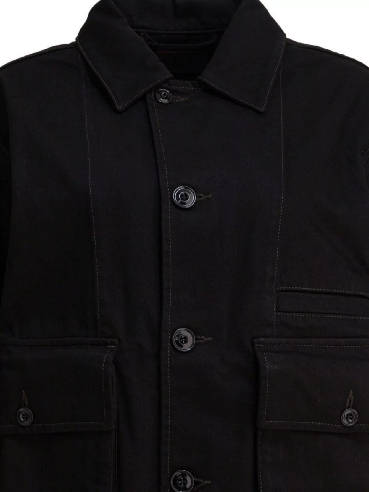 Lemaire Overshirt Jacket Collared Neck