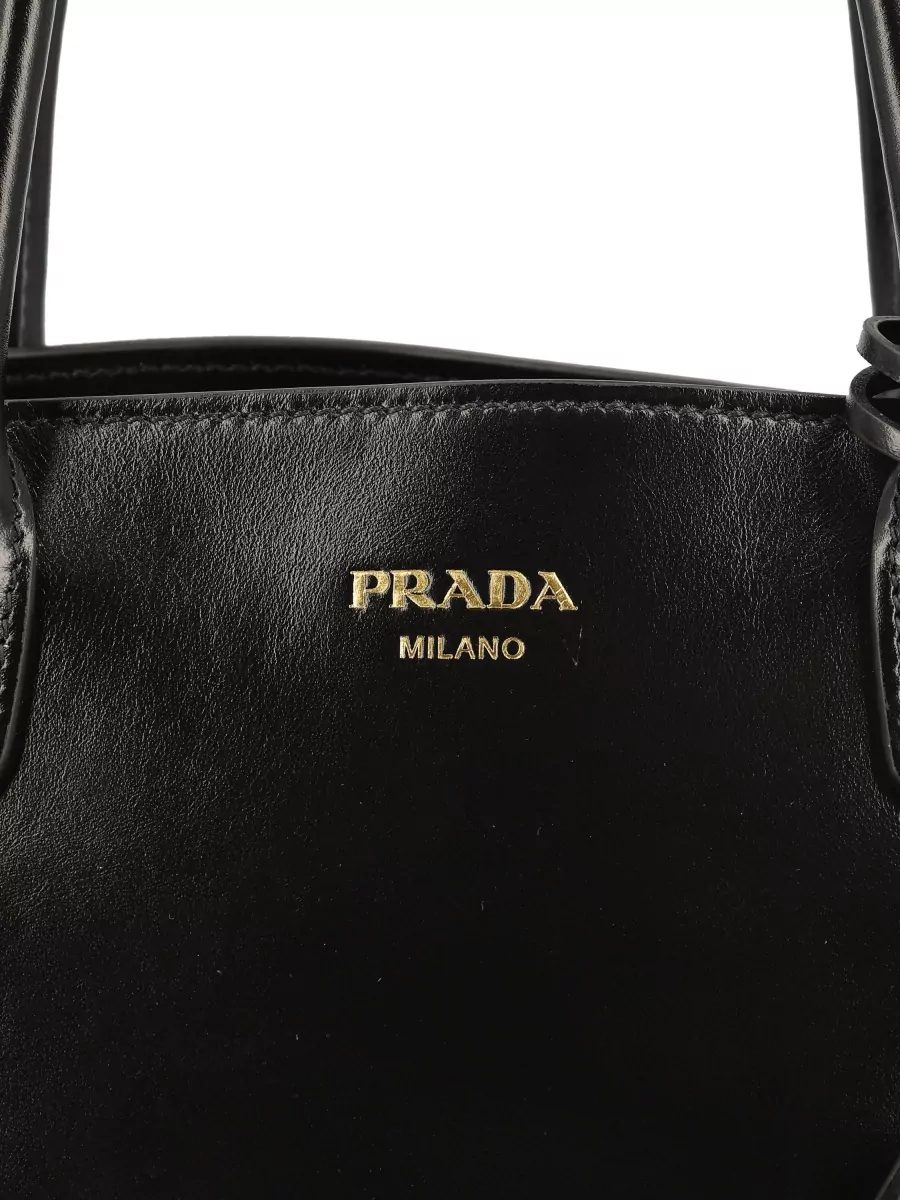 Prada Soft Calf Leather Shoulder Bag