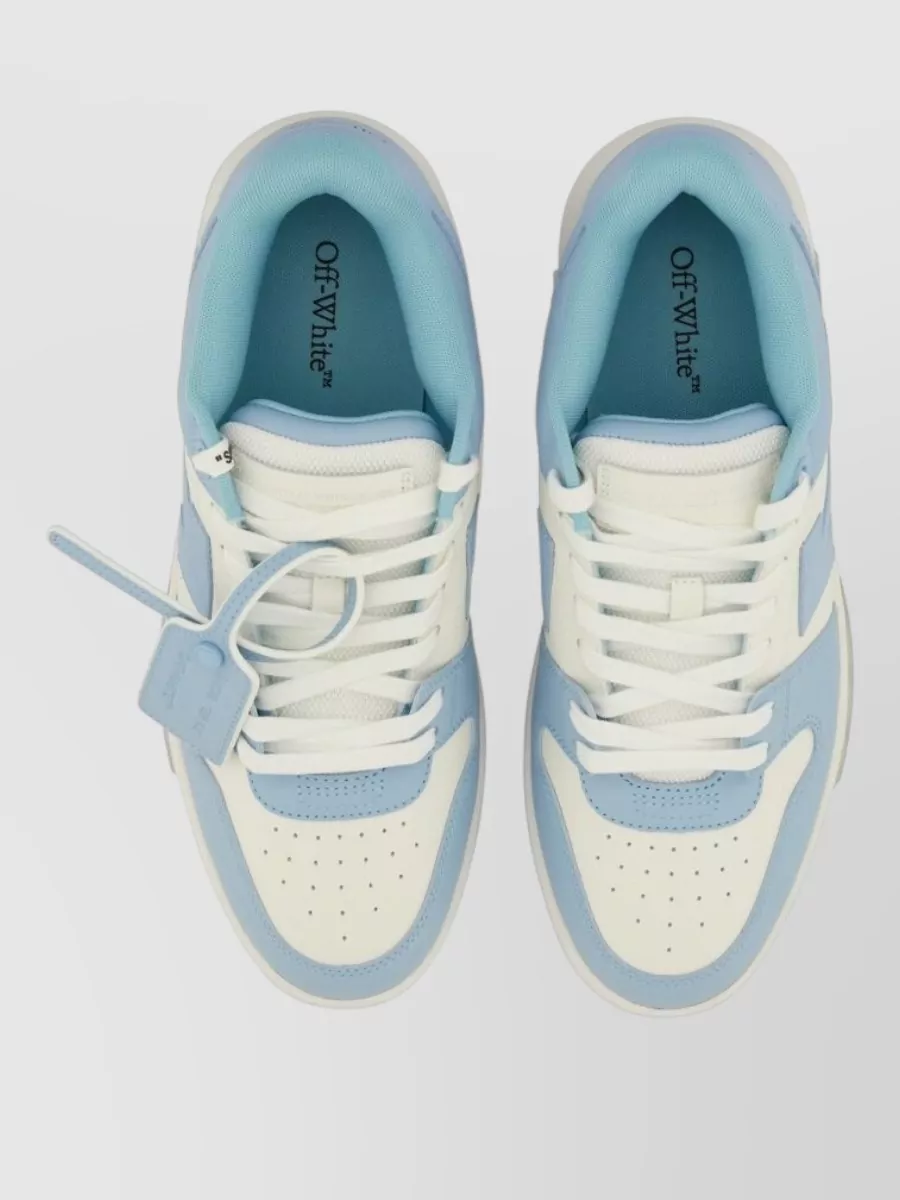 Off-White Signature Sneakers Contrast Panels Rubber Sole