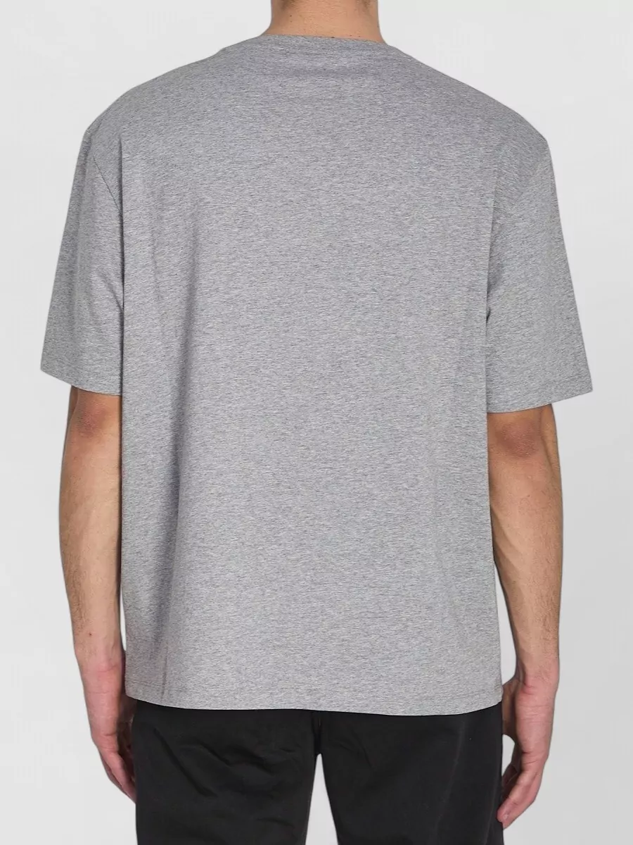 Loewe Cotton Oversized Ribbed Crew Neck Short Sleeve T-Shirt