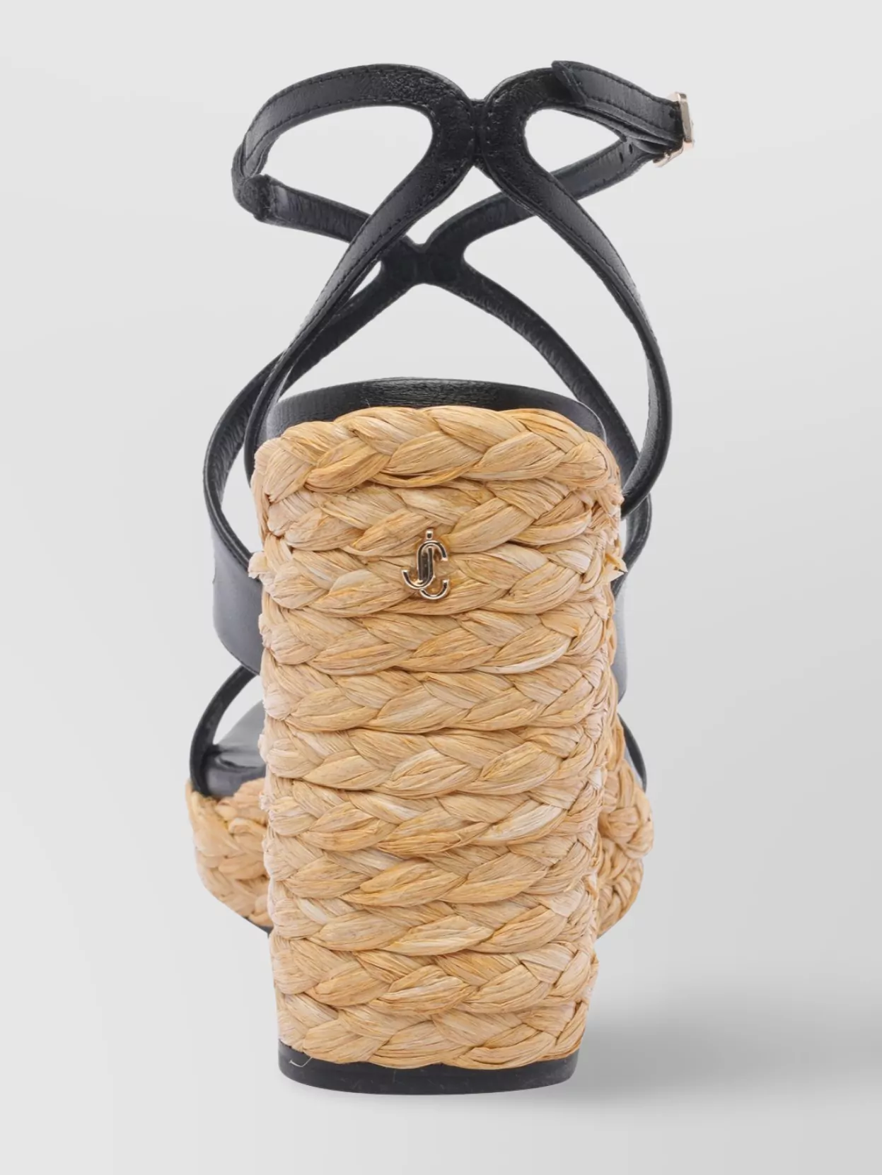 Jimmy Choo Open Toe Leather Strappy Sandals