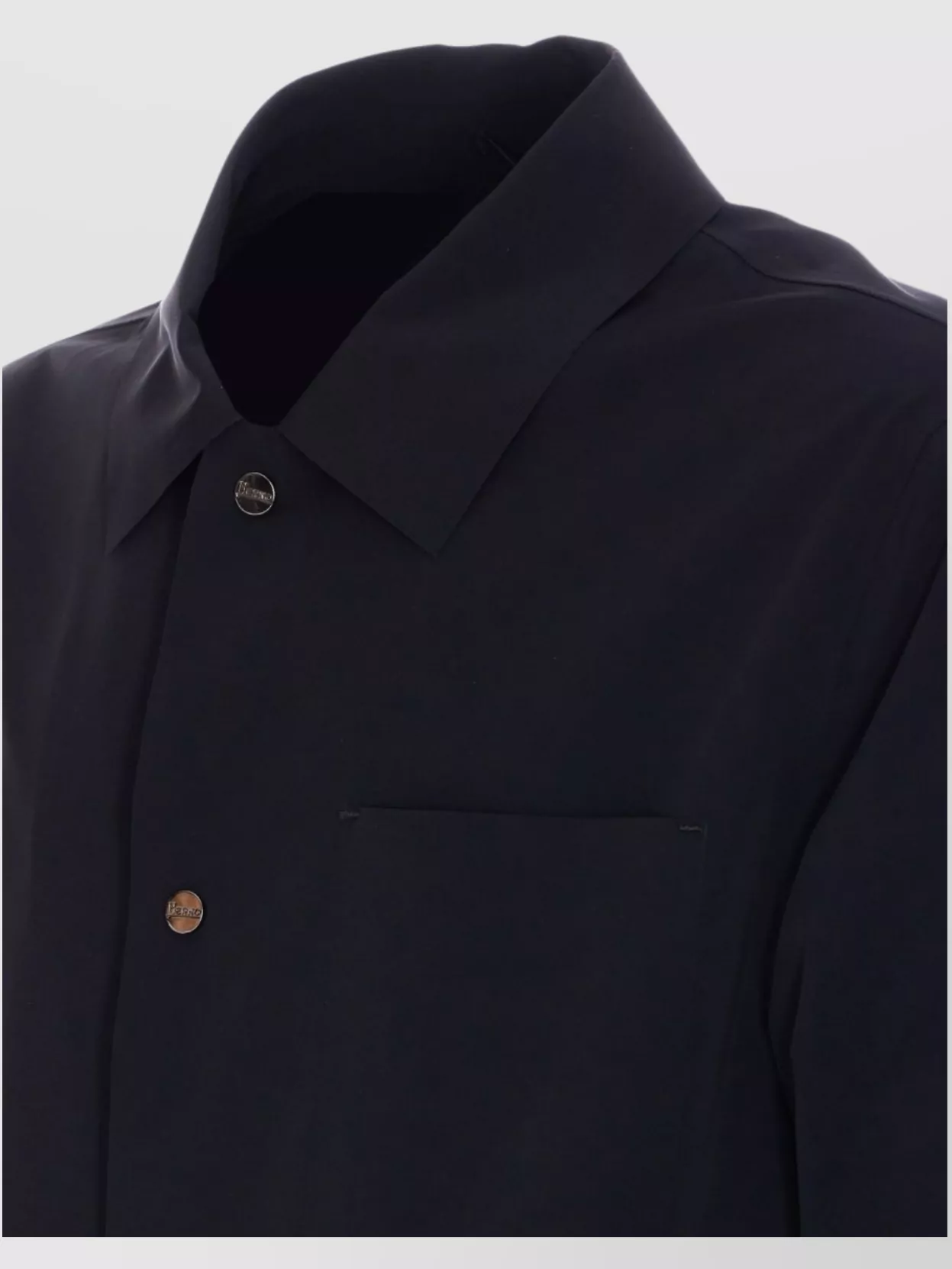 Herno Chest Pocket Long Sleeves Regular Collar