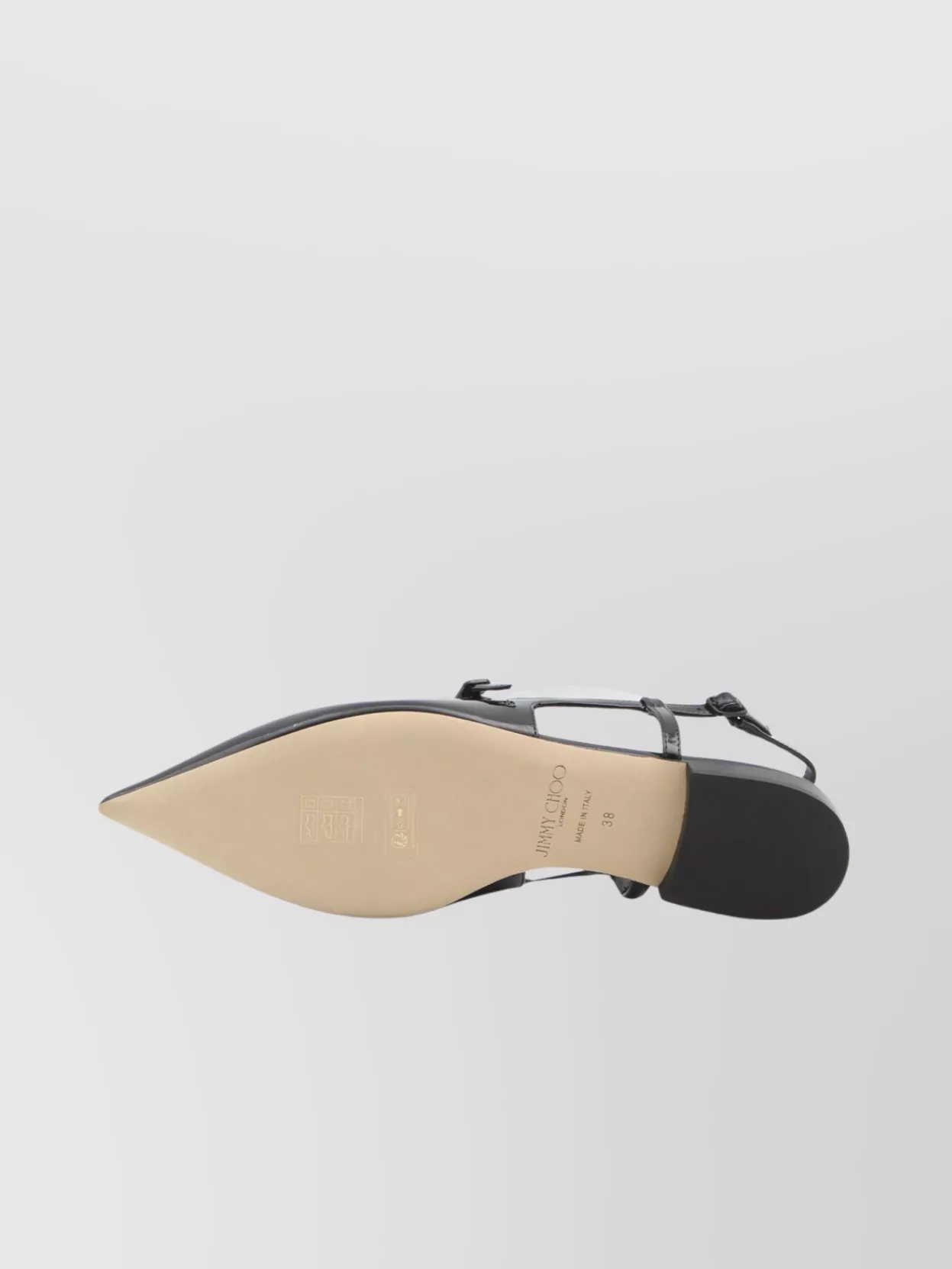 Jimmy Choo Didi Slingback Leather Ballet Flats