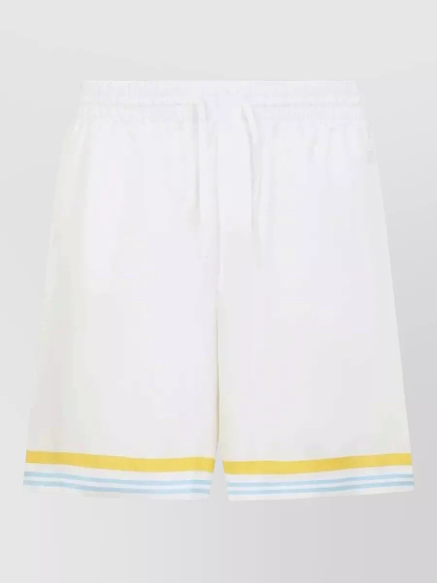 Casablanca Silk Drawstring Swim Shorts