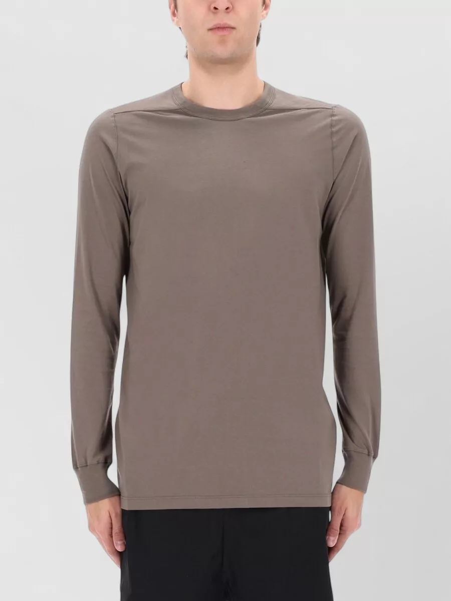 Rick Owens Level Crew Neck Long Sleeve T-Shirt