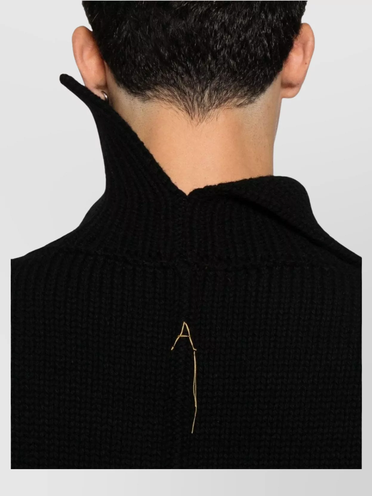 Airei Wool Blend Drop Shoulder Knit Sweater