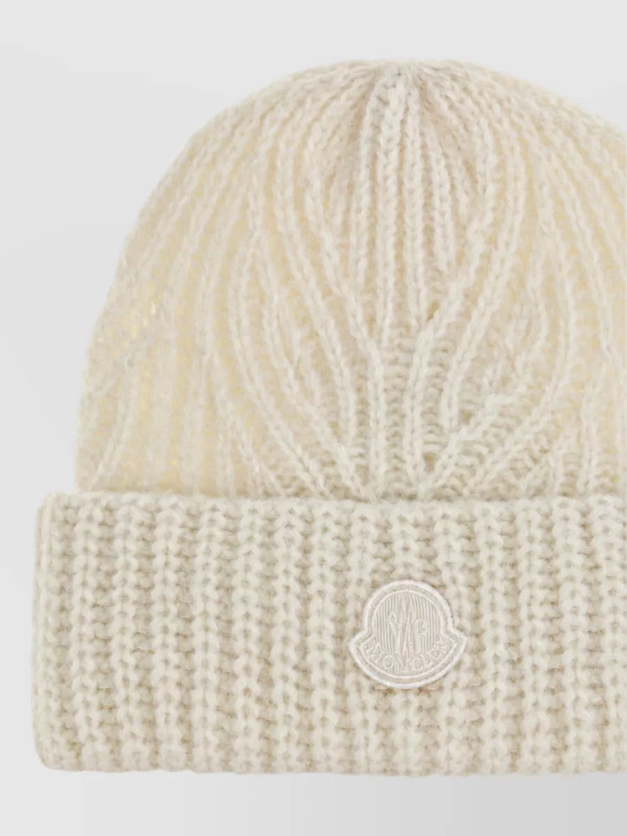 Moncler Alpaca-Blend Cable-Knit Beanie