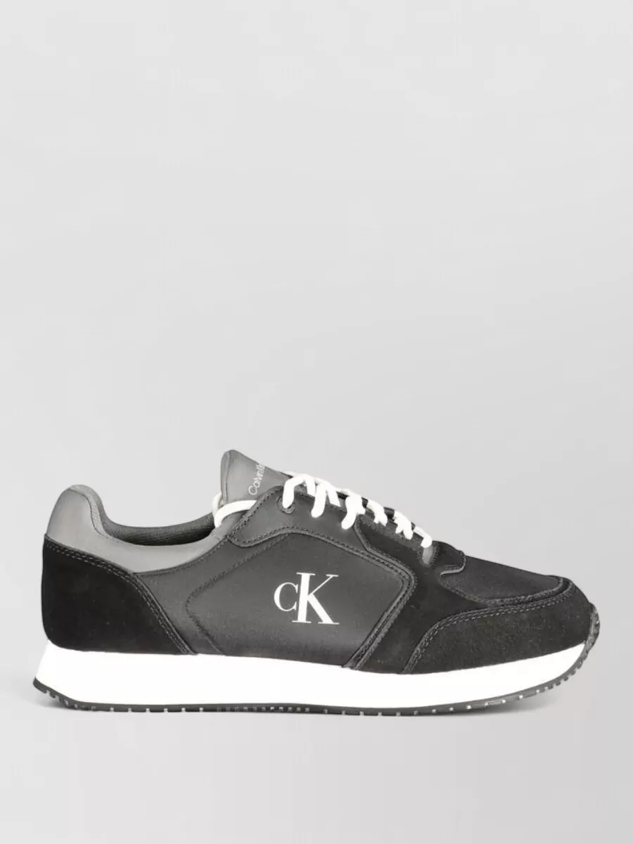 Calvin Klein Leather Low-Top Sneakers