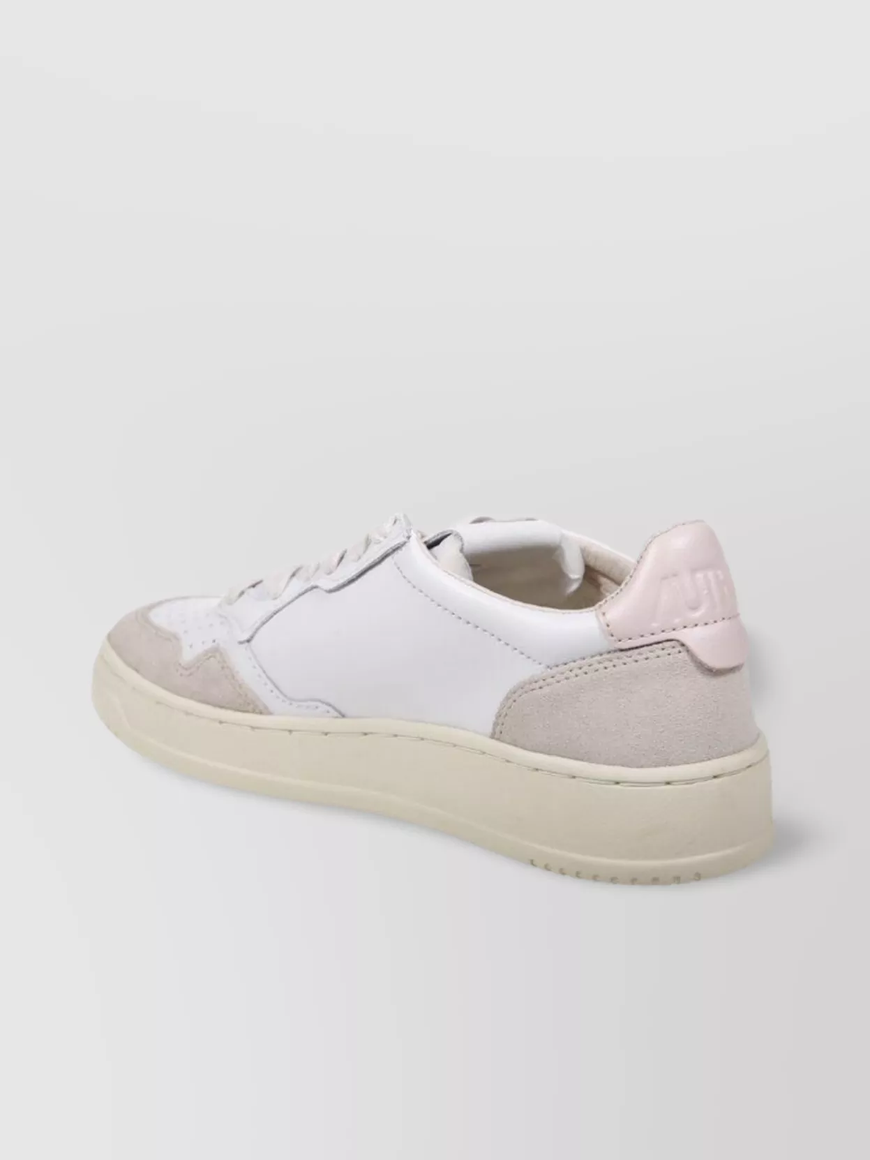 Autry Low Sneaker With Perforated Detailing And Contrast Panel