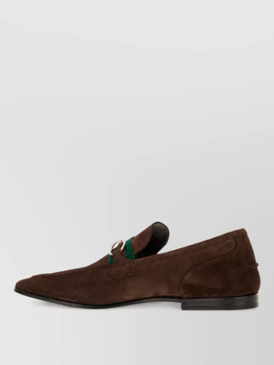 Gucci Suede Leather Loafers