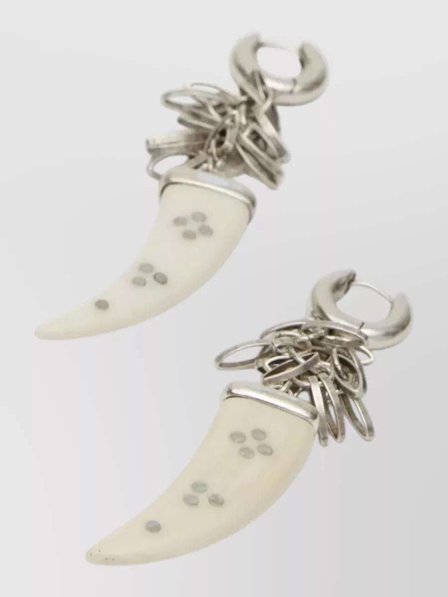 Isabel Marant Ellen Hoop Earrings Drop Pendant Design