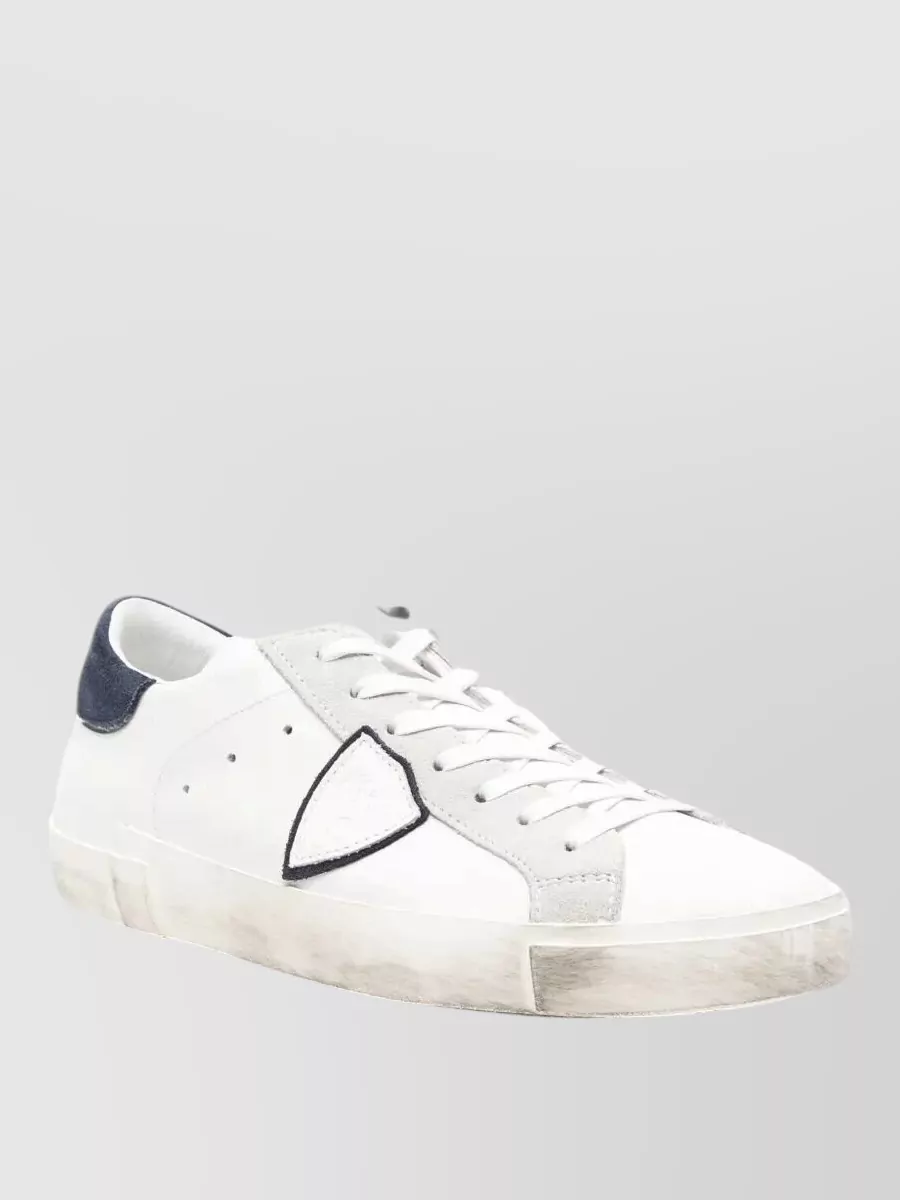 Philippe Model Leather Low-Top Sneakers