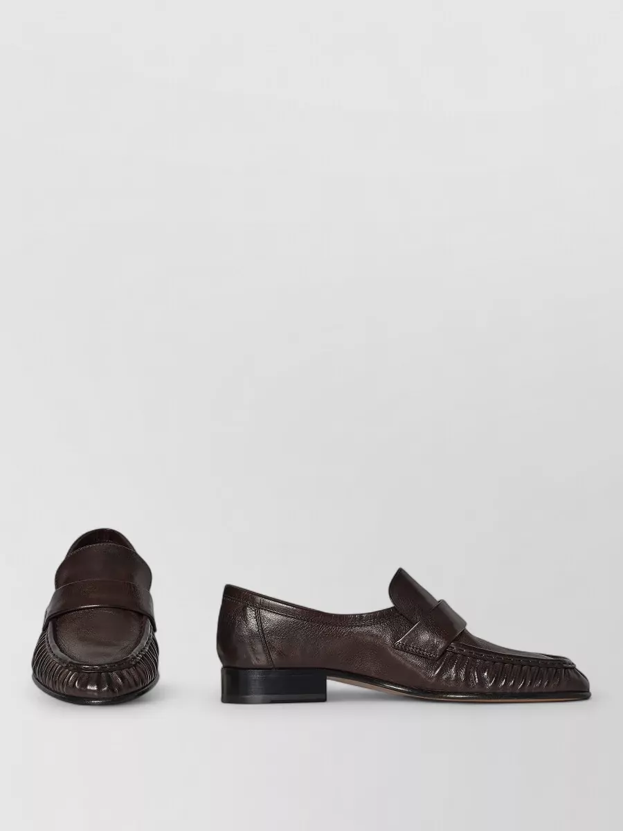 The Row Leather Mules
