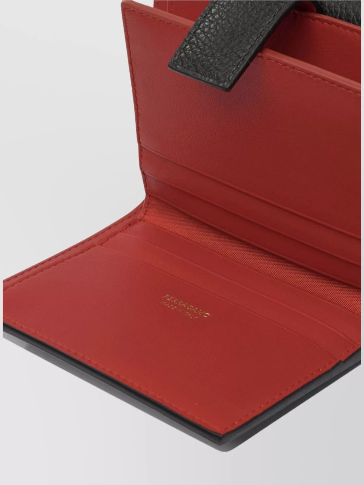 Ferragamo Compact Textured Leather Accessories