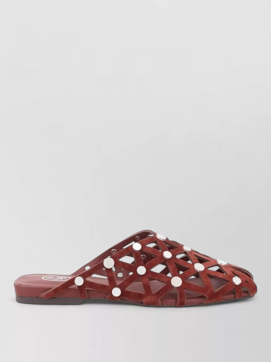 Ash Leather Mules