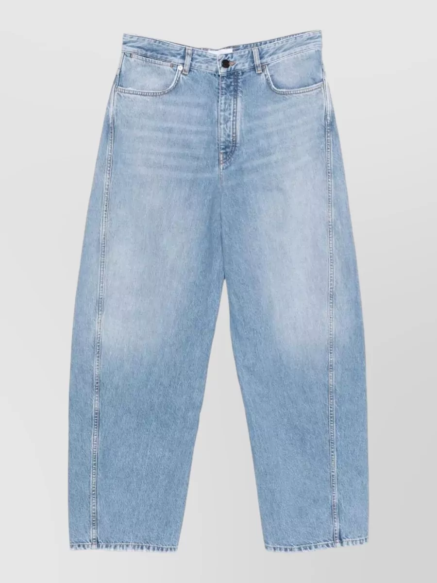 Givenchy cotton wide-leg jeans