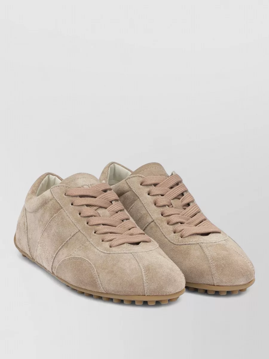 Tod's leather lace-up sneakers