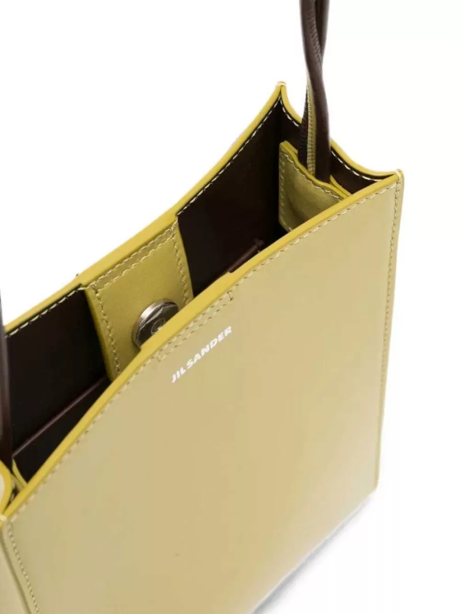 Jil Sander Tangle Small Leather Cross-Body Bag